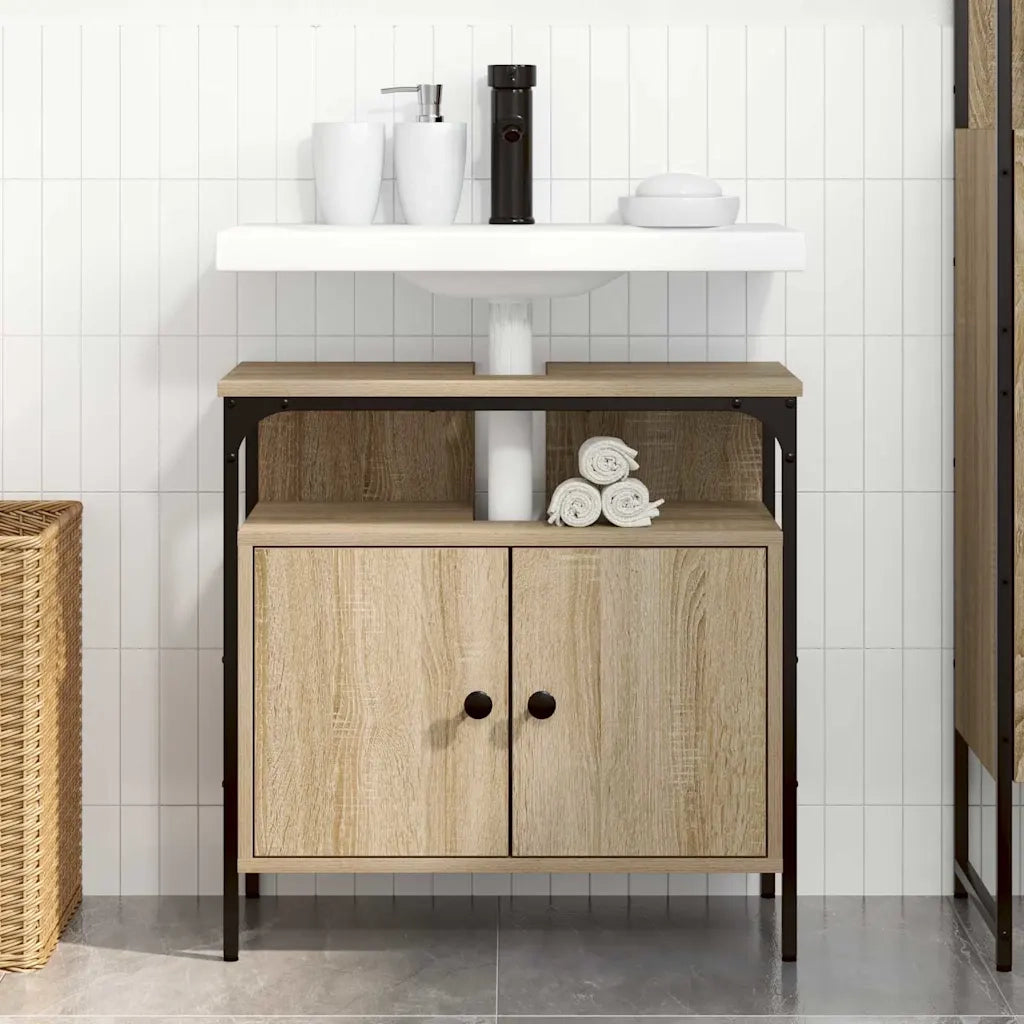 Mobile da Bagno Beige 60 x 30 x 60 cm Legno multistrato 868042