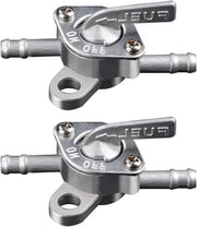 Pompa di carburante 2 interruttori a quad schiaccia-bottone funzione di chiusura per olio 6mm pompa inline per benzina universale per 50cc 70cc 90cc 100cc 110cc Pit Quad Dirt Bike ATV