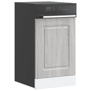 Pannello Lavastoviglie Kalmar Grigio Sonoma 45x1,5x67 cm