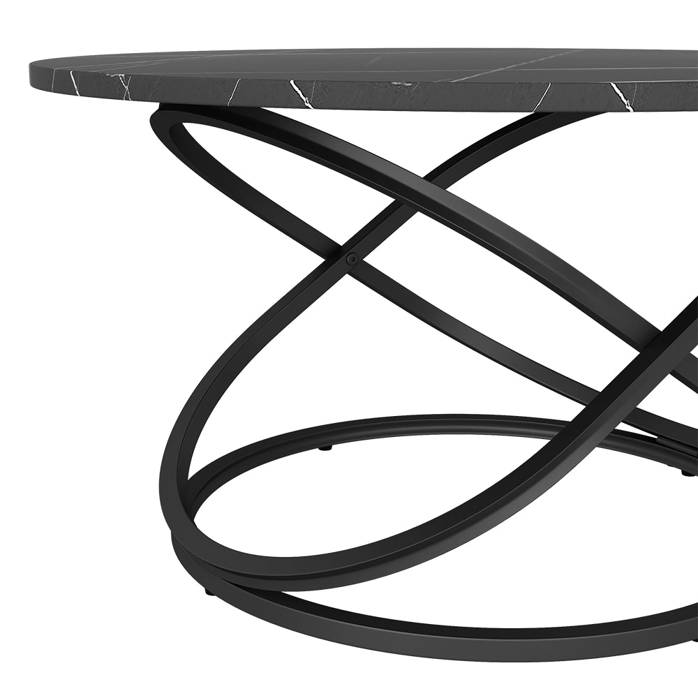 Vicco Tavolino Nero 79.5 x 46 cm con ampia superficie di lavoro