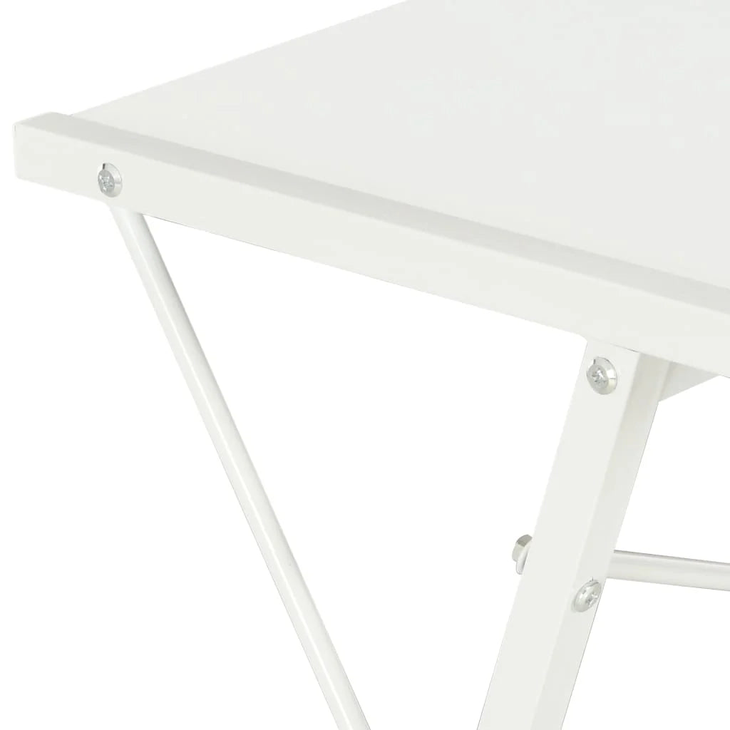 Scrivania da ufficio postazione di lavoro mobile per computer scrivania da studio con ripiano 116 x 50 x 93 cm bianco 02_0023476