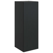 Mobiletto a muro Nero 33 x 34,5 x 90 cm Legno ingegnerizzato 898416