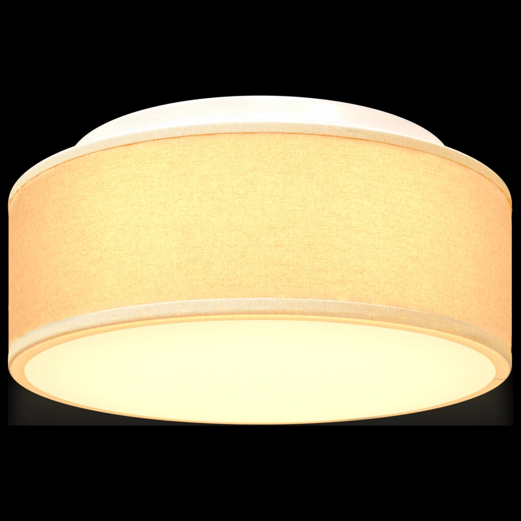 Lampade da soffitto a filo bianche Ã˜ 30 cm in tessuto E27