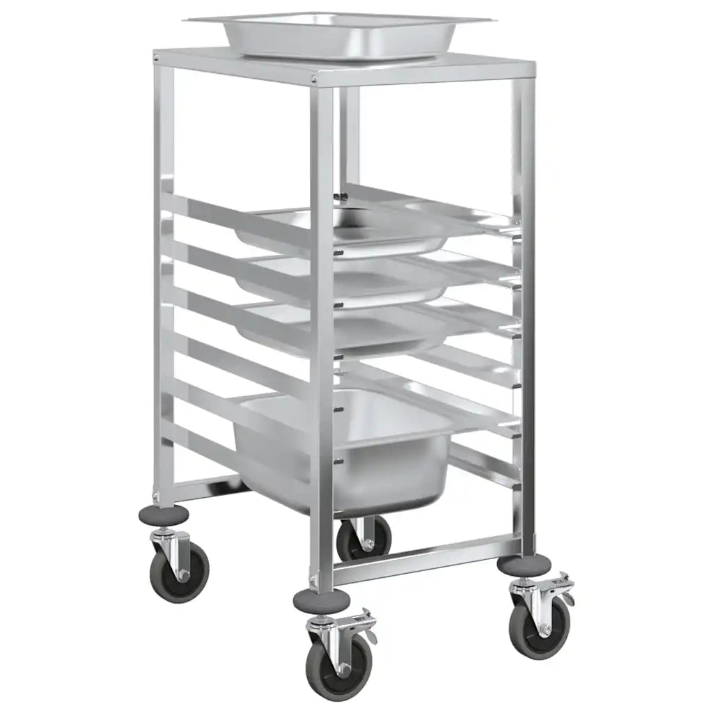 Carrello Portateglie con 6 GN Contenitori 39x55x87 cm 4108073