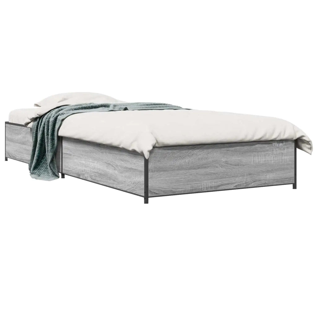 Struttura del letto Sonoma grigio 80 x 200 cm 8009140