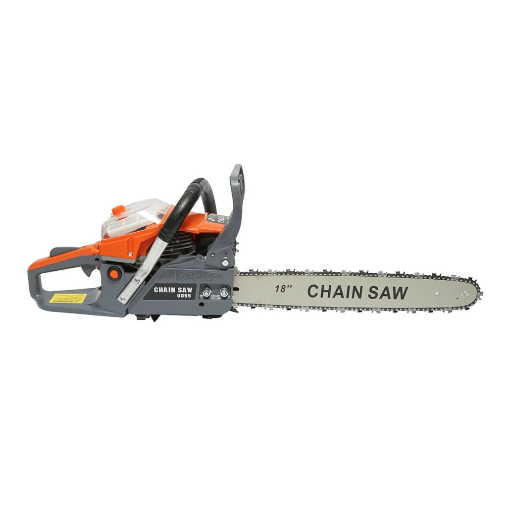 Motosega, motosega a 2 tempi 2,8 CV, 52 cc con lama da 18 pollici (45 cm), accessori inclusi