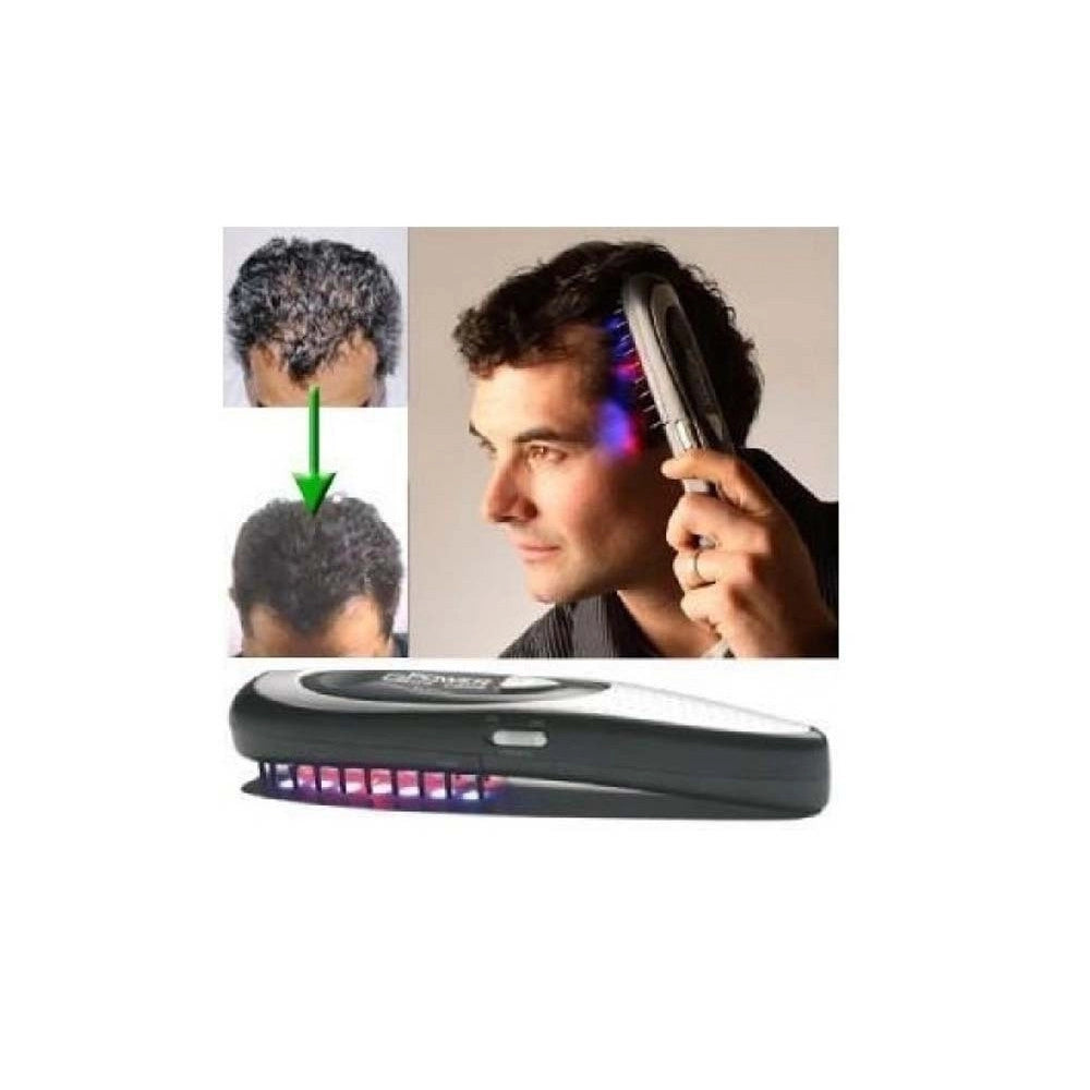 Trade Shop - Spazzola Pettine Laser Anti Caduta Capelli Elettronica Grow Comb Per Uomo Donna -