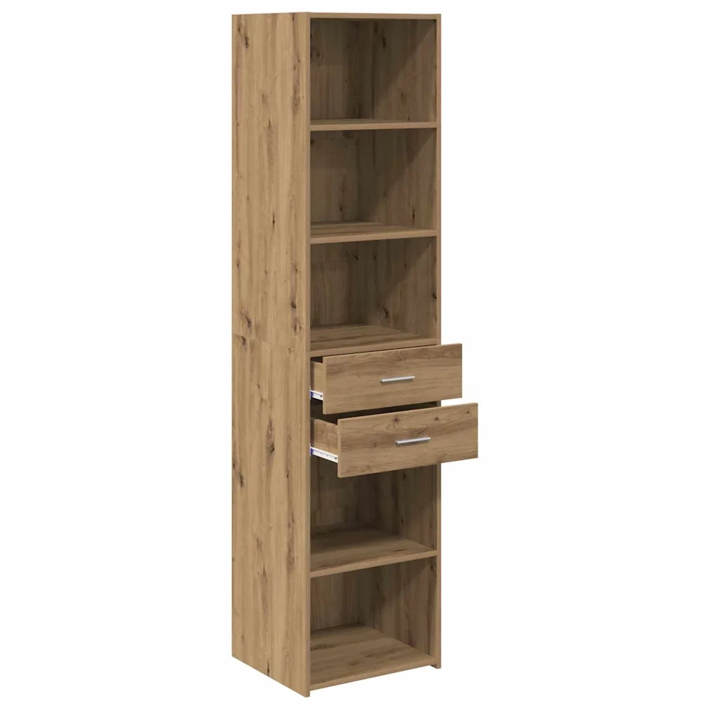 Credenza con Cassetto-Buffet-Armadio da cucina Rovere artigianale 45 x 42,5 x 185 cm