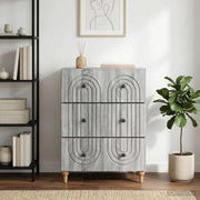 Mobile con Cassetti Grigio Sonoma 66 x 34,5 x 90 cm 894151