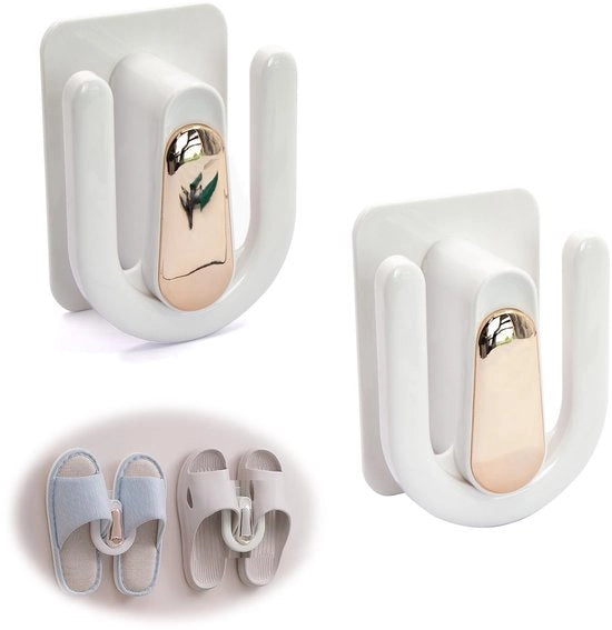 Sistema di appoggio per scarpe a muro multifunzionale - antiscivolo - impermeabile - 2 pezzi - realizzato in alto livello plastica - supporto per scarpe