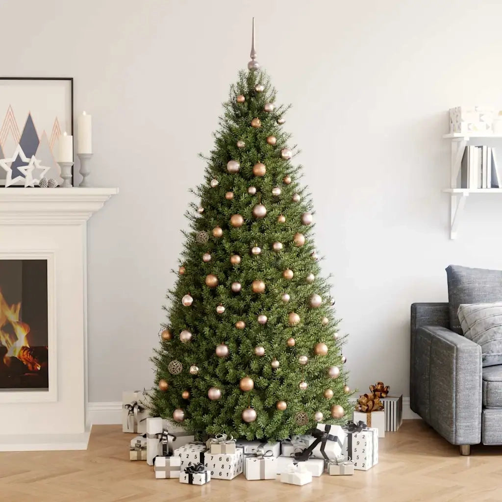 Set Natale con 60 Palline Punta e 150 Luci LED Oro Rosa CFW9498870