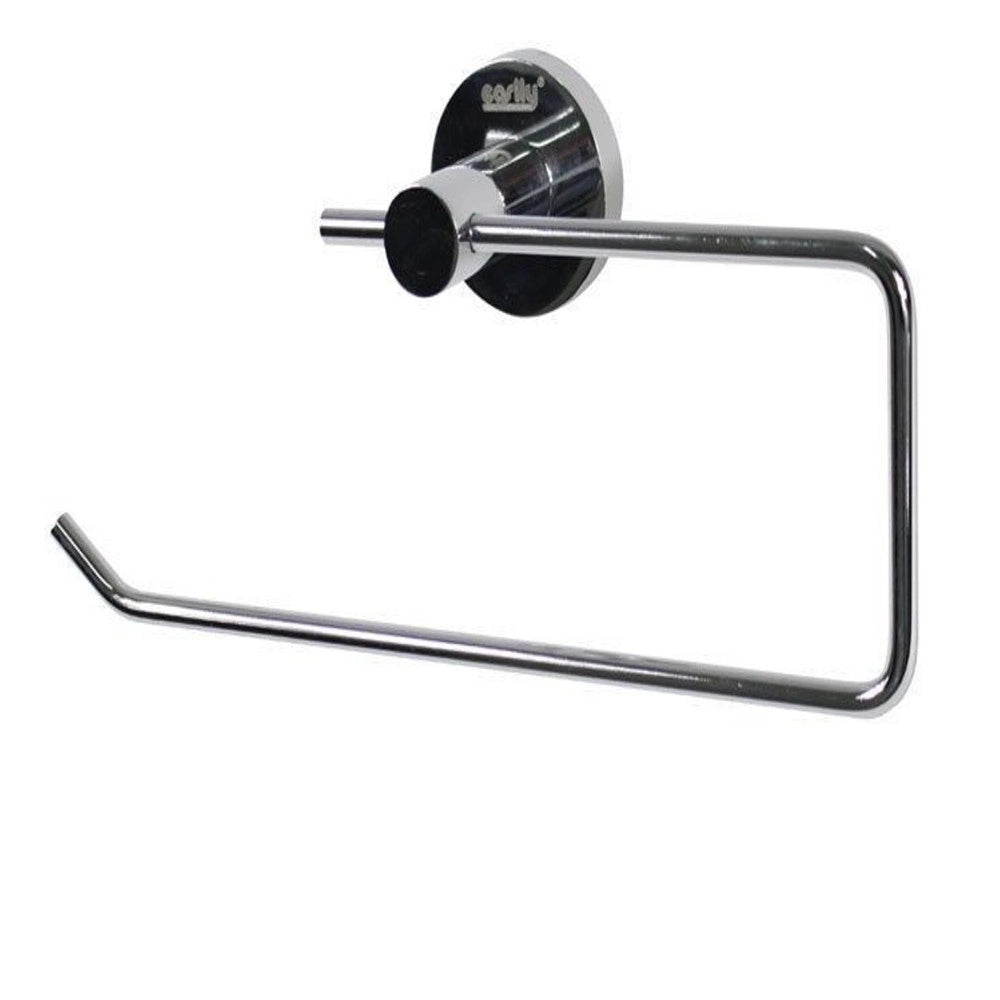 Trade Shop - Porta Asciugamano Bagno Wc Toilette Acciaio Inox Fissaggio Parete -