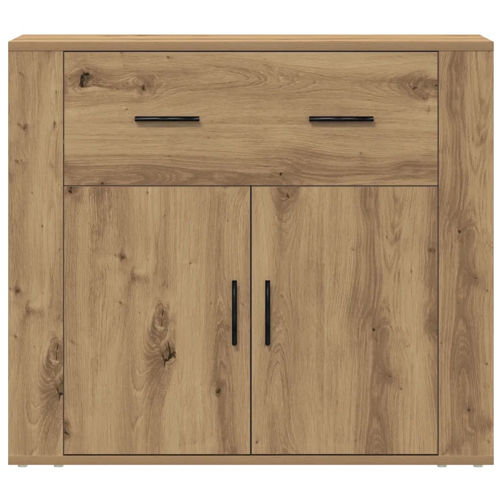 Credenza Rovere Artigianale 80x33x70 cm in Truciolato 857076