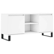Mobile TV | Armadietto TV | Mobile Porta TV Bianco 104x35x50 cm in Legno Multistrato