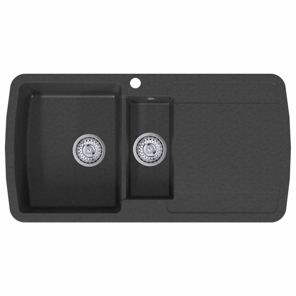 Lavello da cucina a doppia vasca Granito 96 x 50 x 31 cm 42053753
