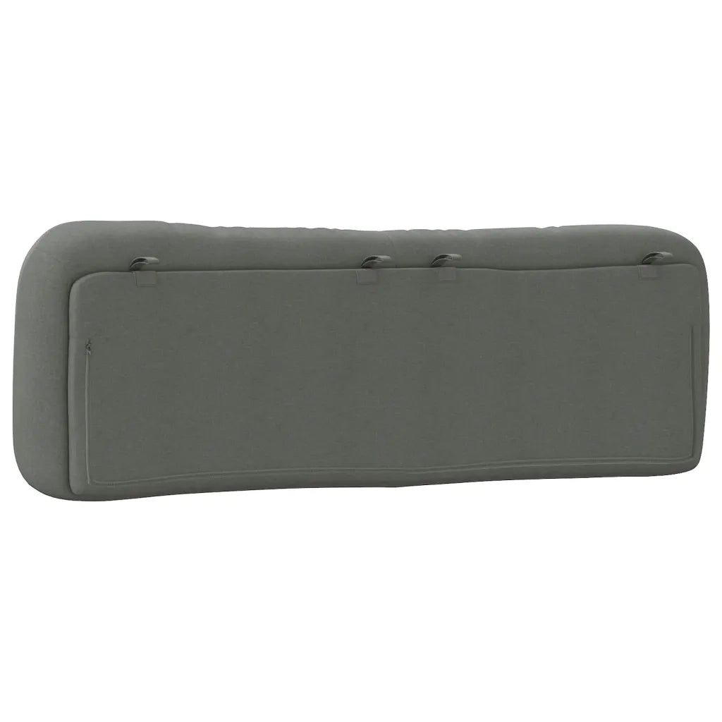 Cuscino Testiera Hvar Grigio Scuro 160 cm in Tessuto CFW4292350