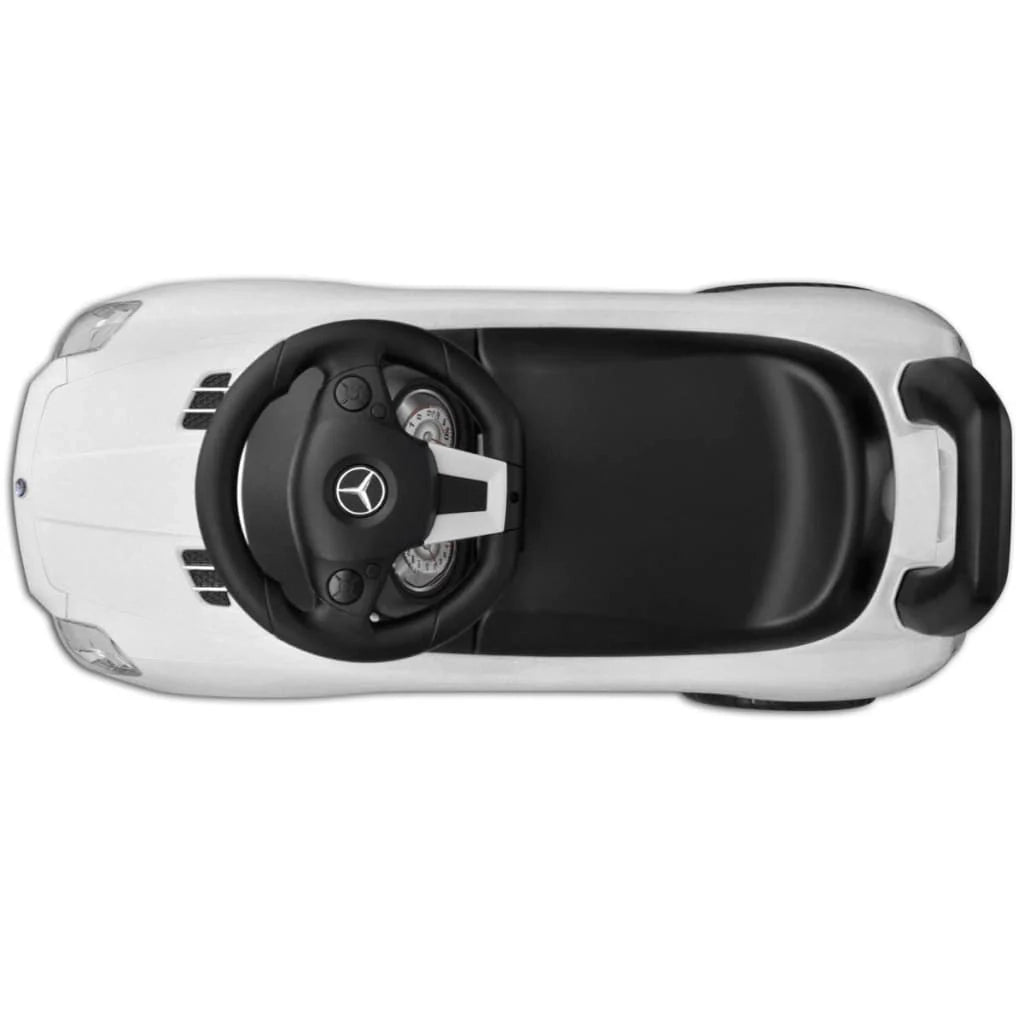 Auto bianca per bambini mercedes benz 02_0005220