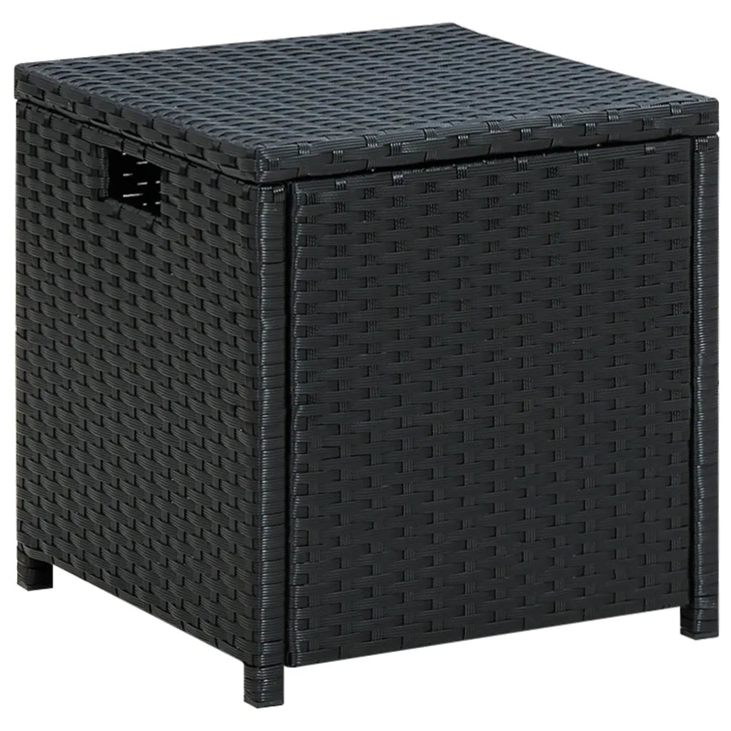 Set Divani da Giardino 6 pz con Cuscini in Polyrattan Nero 315230