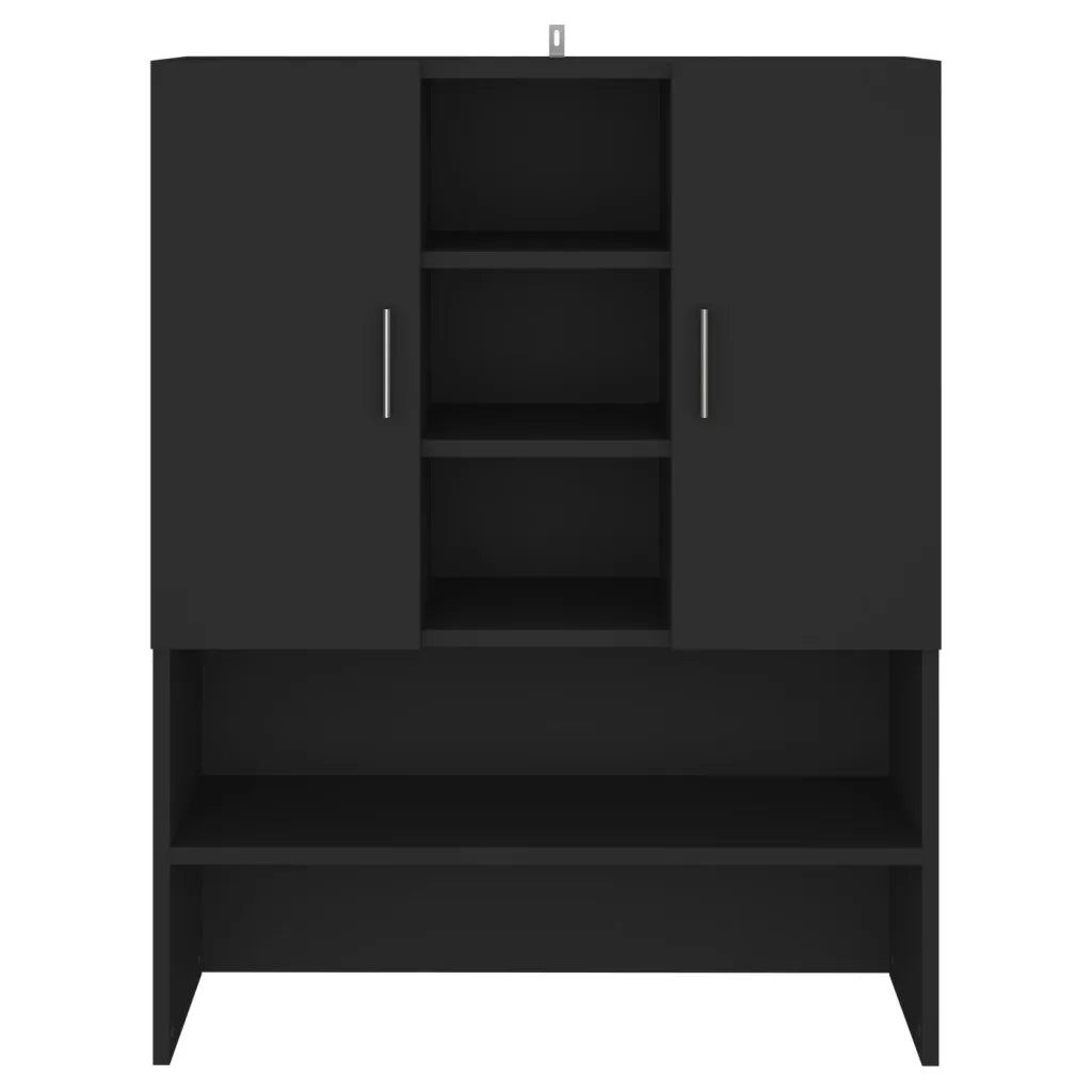 Mobile per Lavatrice Nero 70,5x25,5x90 cm CFW4075768