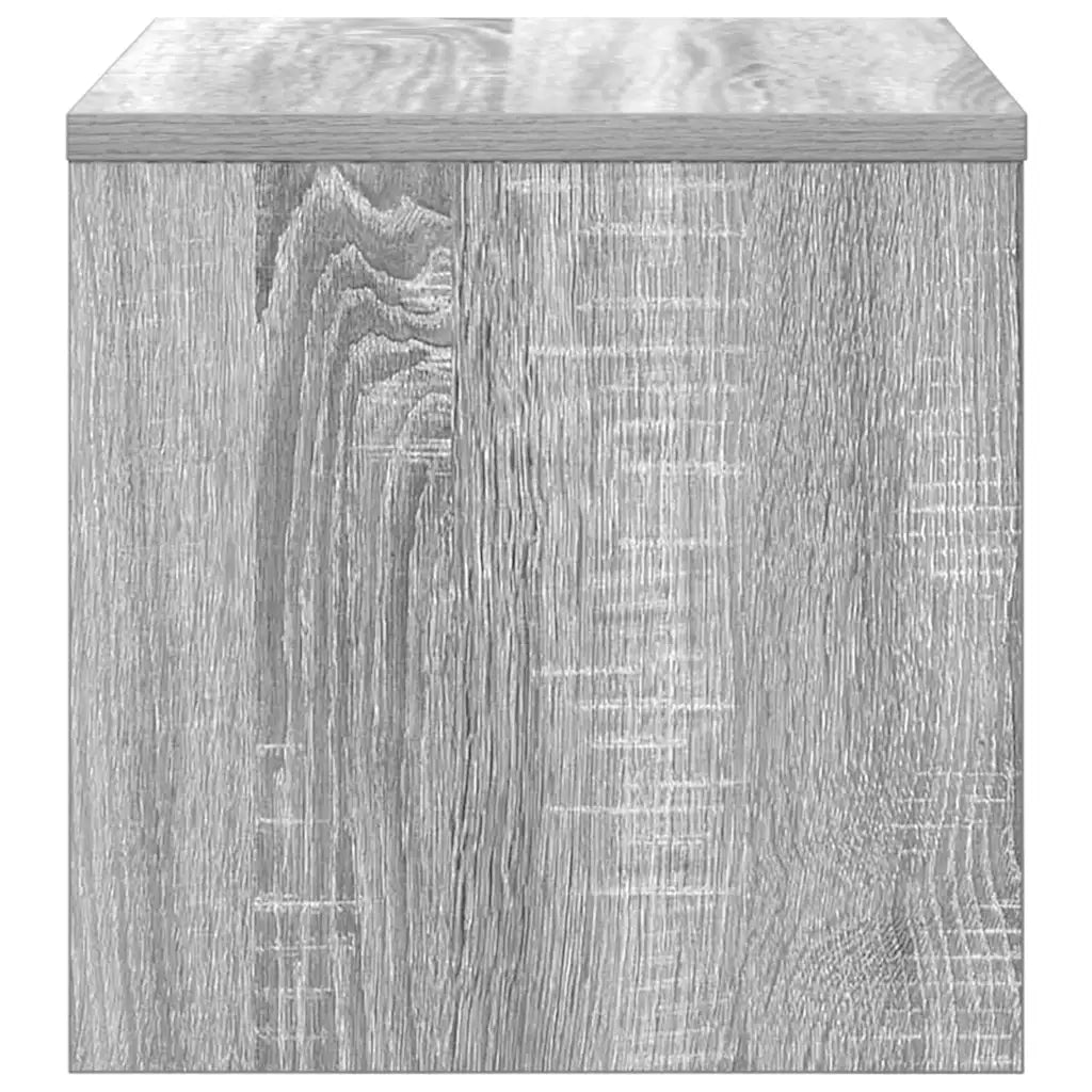 Comodino | Armadio da Notte | Mobiletto da notte Grigio Sonoma 40x30x30 cm in Legno Multistrato