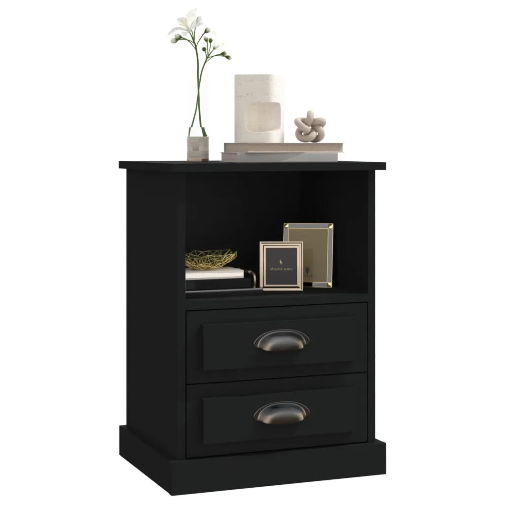 Comodini 2 pz Neri 43x36x60 cm 816331