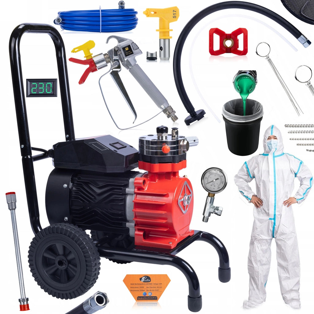 Agitatore per Verniciatura Rosfix Red Strong Storm 1100 RSS05 – 3500W, 22MPA, 18L/min