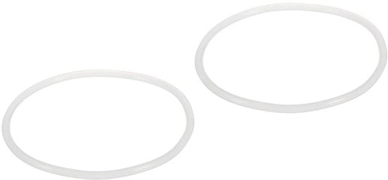 O-ring per 10 pollici di contenitore di filtro acqua - sostituzione in silicone (bianco, 2-pack) - 87 x 4 mm