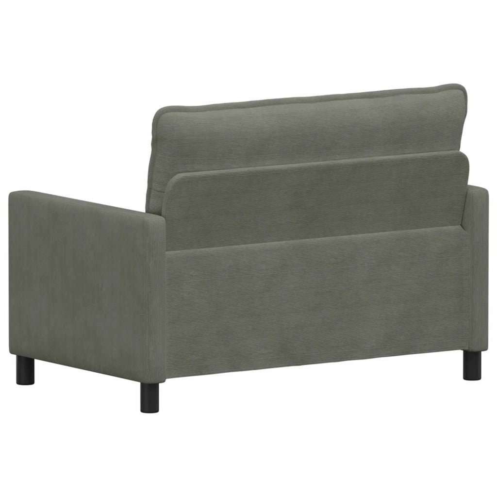 Divano Grigio Chiaro 126 x 81 x 87,5 cm Tessuto 42028813