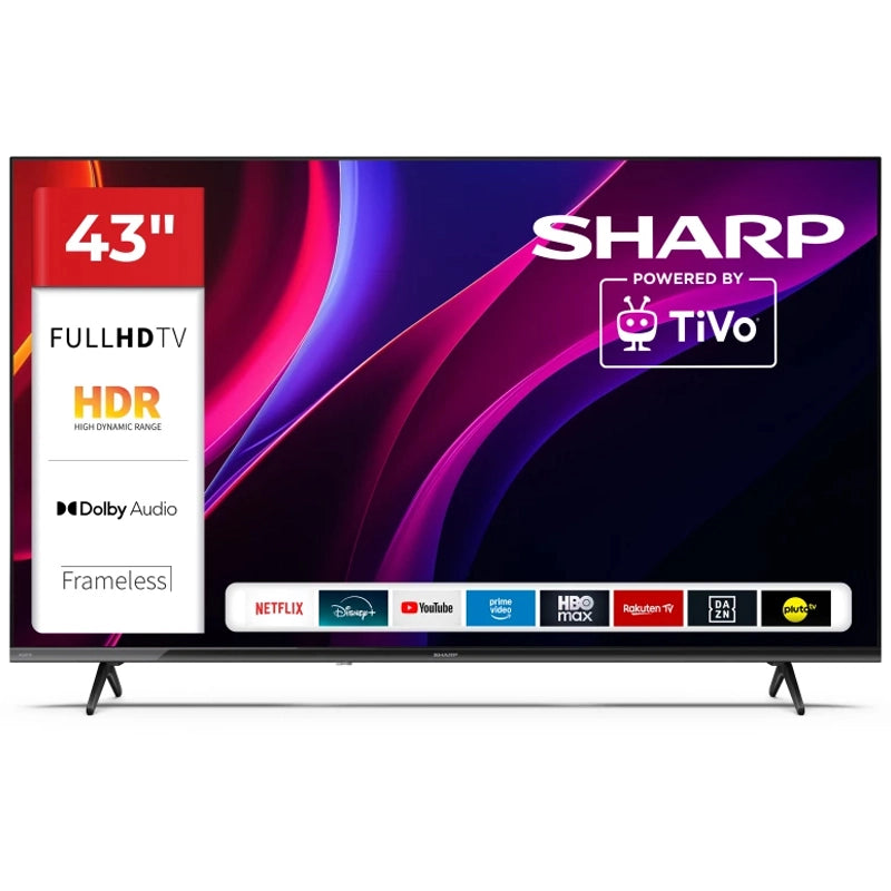 SHARP 43HE2245E - 43"" TIVO TV LED FHD - FRAMELESS - HDR - AUDIO HARMAN KARDON - IT -