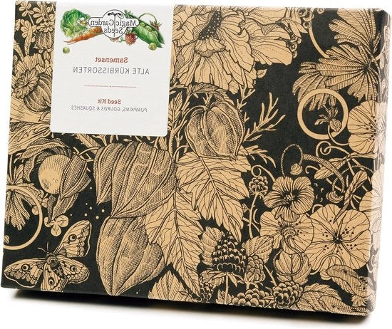 Set di semi di pompoen - Regalo di semi di pompoen antico con 5 varietà gustose e decorative