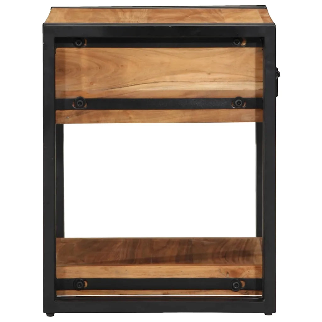 Armadio da Notte 2 pcs 40 x 40 x 50 cm Legno di Acacia Massello 4016705