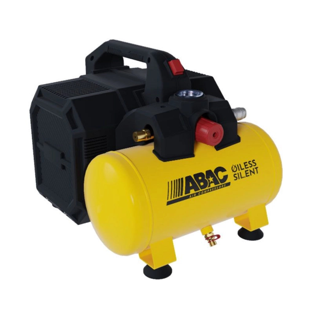 Compressore Silenziato Abac 6 Litri Oil-Free 8 Bar