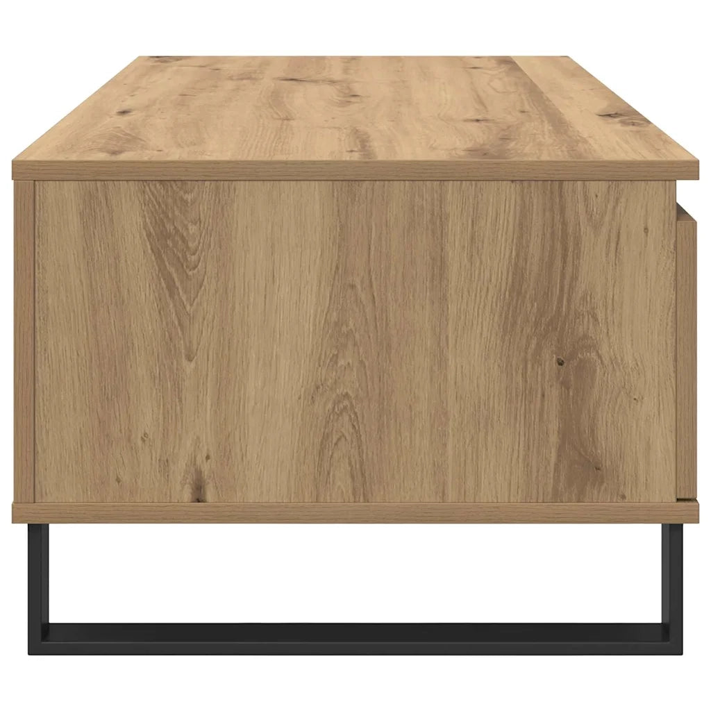 Tavolino da salotto Rovere artigianale 90 x 50 x 36,5 cm
