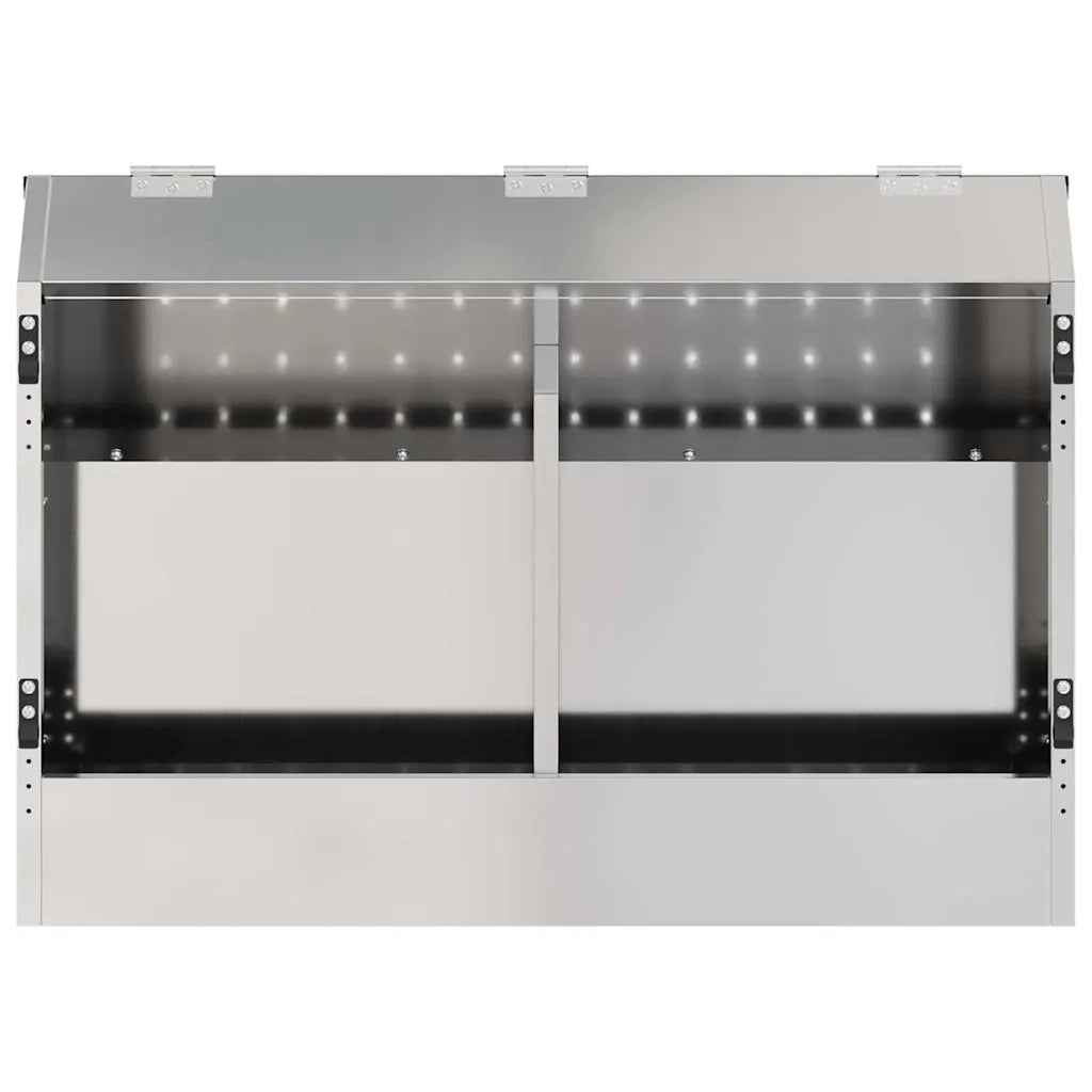 Mangiatore per conigli Argento 64.5 x 25.5 x 45.5 cm CFW1167354