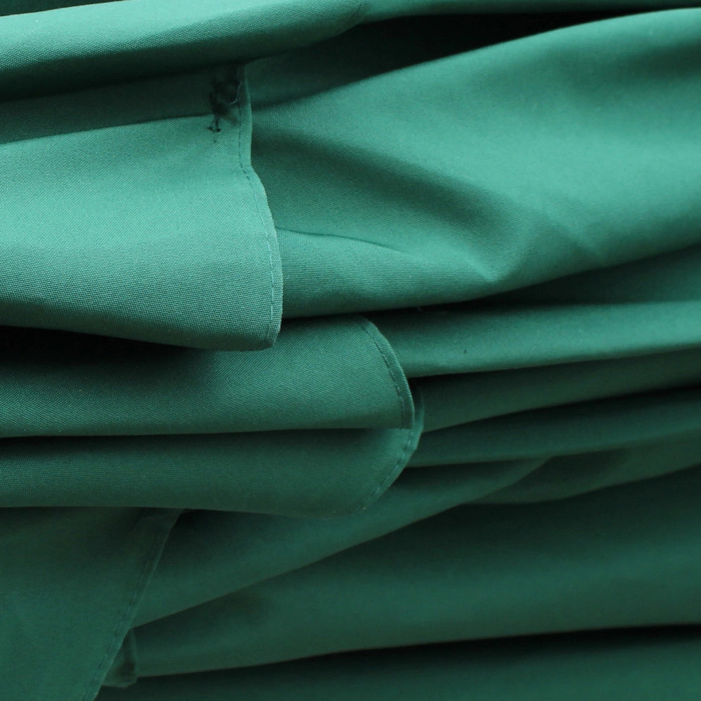 OMBRELLONE MERCURIO 3 X 3 P/C NERO TELO VERDE