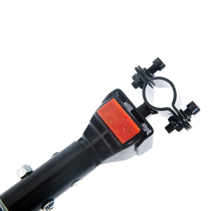 Rimorchio Carrello per Bicicletta Porta Oggetti in Acciaio 144x59x80 cm