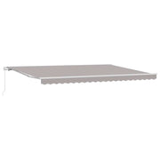Tenda da Sole Grigio chiaro 500 x 300 x 165 cm 3331369