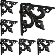 6 supporti per tavolo in ghisa - sostegni per tavolo - sostegni per tavolo - stile vintage - nero