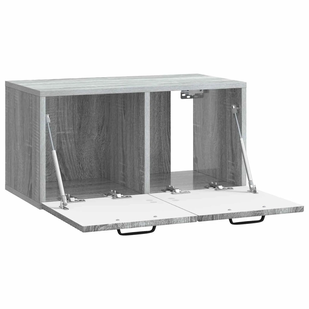 Mobile Porta TV da Muro Grigio Sonoma 59,5 x 31 x 30 cm