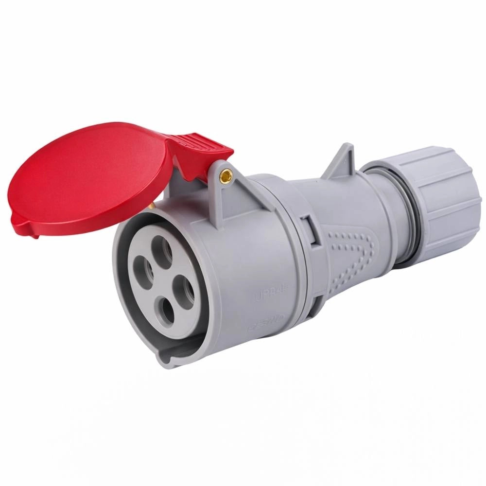 Ecova presa industriale mobile cee trifase rossa 380v 3p+t ip44 6h *** ampere 16 ampere, confezione 1
