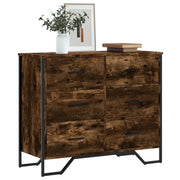 Cassettiera Rovere Sonoma 91x35,5x74,5 cm in Truciolato 3295304