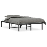 Letto matrimoniale | Letto per adulti | Giroletto in Metallo Nero 120x190 cm
