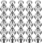 Magnetini N52 extra forti 25 pezzi, 12 x 16 mm per magneti per lavagne, magneti per frigorifero, magneti per lavagna bianca, magneti neodymium extra forti, magneti cilindrici per uso domestico e ufficio