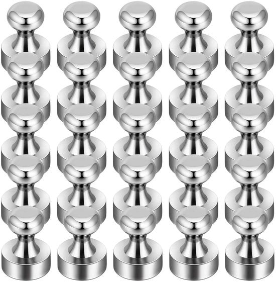 Magnetini N52 extra forti 25 pezzi, 12 x 16 mm per magneti per lavagne, magneti per frigorifero, magneti per lavagna bianca, magneti neodymium extra forti, magneti cilindrici per uso domestico e ufficio