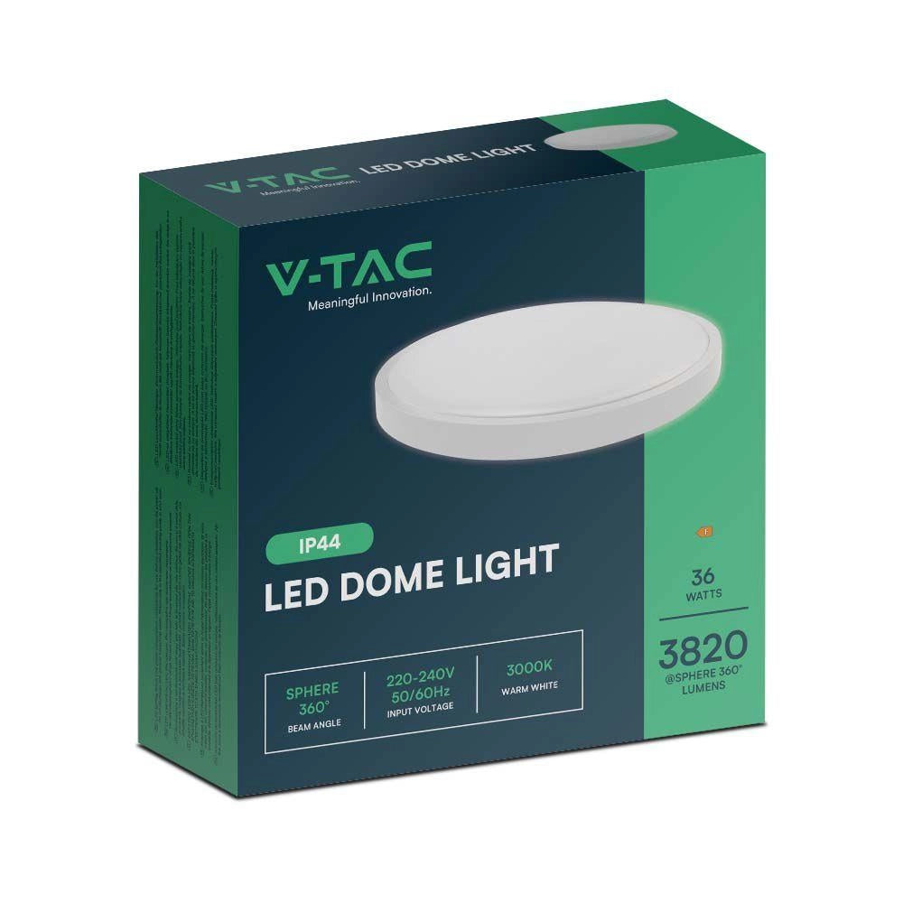Plafoniera V-TAC VT-8630 36W 35cm IP44 bianca 4000K