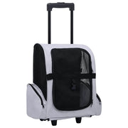 Trolley Trasportino per Animali Pieghevole Multifunzione Grigiocod mxl 79393