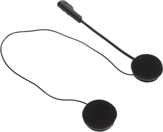 Cappello da Motociclista Bluetooth Intercom Orecchini - Système Audio Universale - Regolazione del Volume con Raffreddamento Acustico - T4 Altoparlanti a Mano Libera - Cappello da Motociclista Orecchini Esterni .