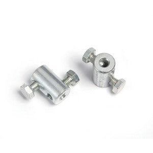 MORSETTO 2 VITI LATERALI FORO 4,5 MM CF 4 PZ