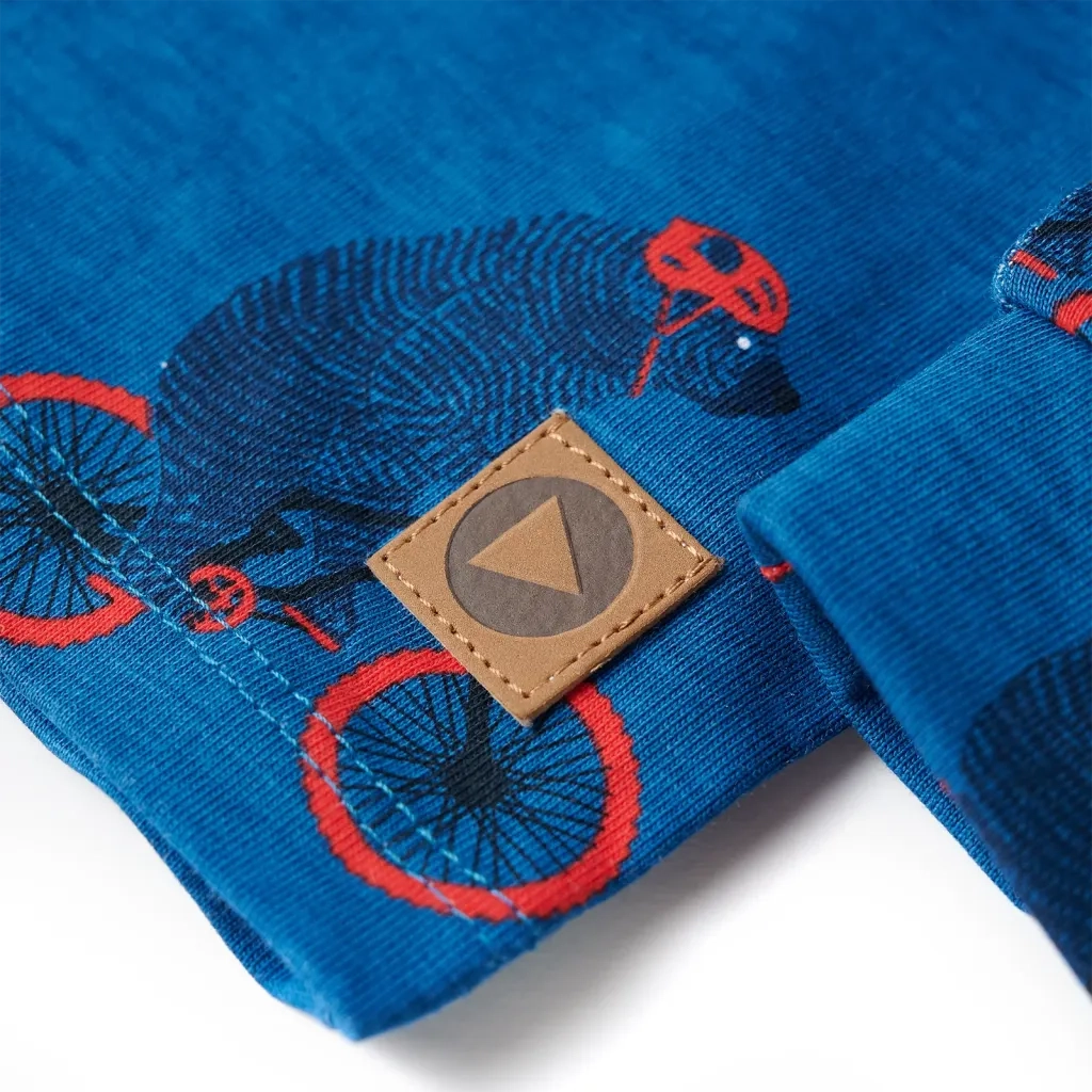 Pigiama per Bambini a Maniche Lunghe Petrolio 140 13363