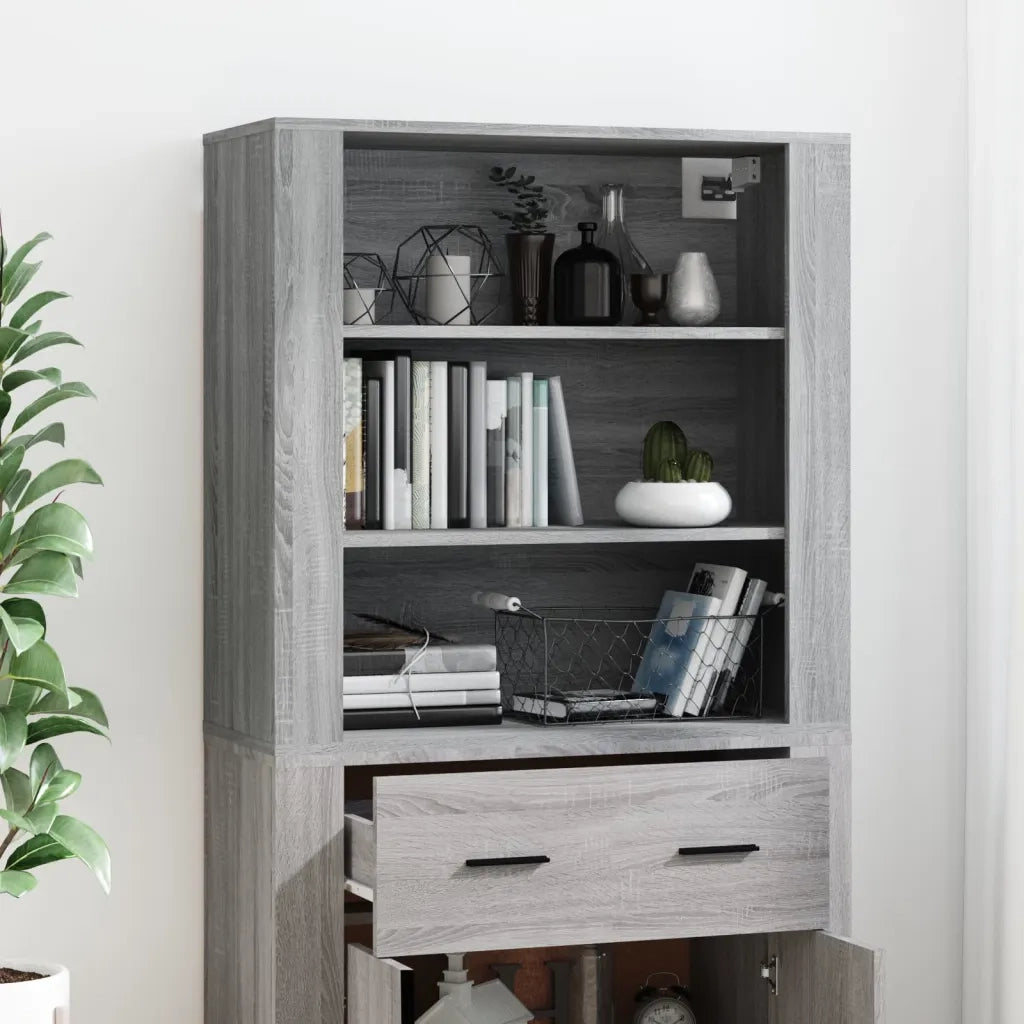 Credenza Grigio Sonoma in Legno Multistrato 3185381